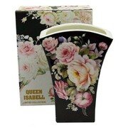 Wazon porcelanowy Kwiaty Polne 20 x 15 x 6,5 cm (czarny) Inny