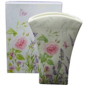 Wazon porcelanowy Kwiaty Polne 20 x 15 x 6,5 cm (biały) Inny