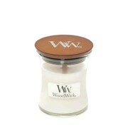 Świeca WoodWick White Teak, mała (85g) WoodWick