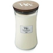 Świeca WoodWick Linen, duża (609g) WoodWick