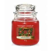 Świeca Yankee Candle Red Apple Wreath, średni słoik (411g) Yankee Candle