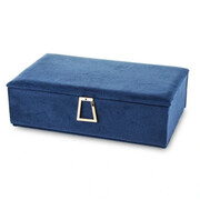 Szkatułka na biżuterię 6 x 19 x 11,5 cm (niebieska) Art-Pol