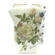 Wazon porcelanowy Biała Róża 20 x 14,5 x 6,5 cm (biały) Inny