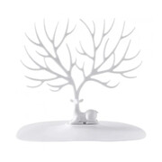 Ekspozytor na biżuterię Drzewo 23 x 25 cm (biały) eCarla