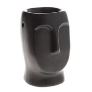 Kominek ceramiczny Głowa 13 x 9 x 8 cm (czarny) Dakls