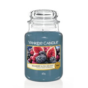 Świeca Yankee Candle Mulberry & Fig Delight, duży słoik (623g) Yankee Candle