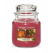 Świeca Yankee Candle Holiday Hearth, średni słoik (411g) Yankee Candle