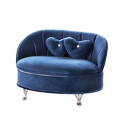 Szkatułka na biżuterię Sofa 14 x 21 x 16 cm (granatowa) Art-Pol