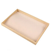 Ekspozytor na biżuterię Ramka 24,5 x 35 cm (kremowy) eCarla