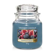 Świeca Yankee Candle Mulberry & Fig Delight, średni słoik (411g) Yankee Candle