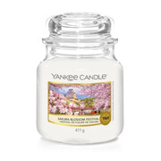 Świeca Yankee Candle Sakura Blossom Festival, średni słoik (411g) Yankee Candle