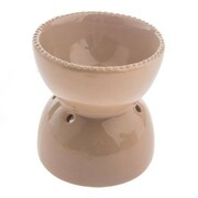 Kominek ceramiczny 10,8 x 11,5 x 10,8 cm (beżowy) Dakls