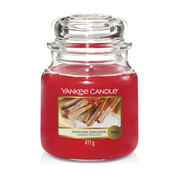 Świeca Yankee Candle Sparkling Cinnamon, średni słoik (411g) Yankee Candle