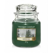 Świeca Yankee Candle Evergreen Mist, średni słoik (411g) Yankee Candle