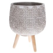 Osłonka betonowa na nóżkach 21 x 16,5 x 16,5 cm (szara) Dakls