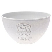 Osłonka plastikowa Misa 14 x 25 x 25 cm (biała z przetarciami) Dakls