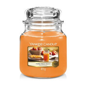 Świeca Yankee Candle Farm Fresh Peach, średni słoik (411g) Yankee Candle