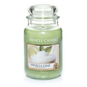 Świeca Yankee Candle Vanilla Lime, duży słoik (623g) Yankee Candle