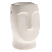 Kominek ceramiczny Głowa 13 x 9 x 8 cm (biały) Dakls