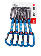 Zestaw ekspresów Falcon QD PA 16, 10cm 5-pack - blue zestaw ocun falcon qd pad 16mm 10 cm 5 pack blue_4 1