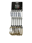 Zestaw Ekspresów Aerial Pro Set DY HC 12cm x6 - silver/hard coating climbing technology aerial pro set dy hc 12cm x6 silver hard coating 1617364941