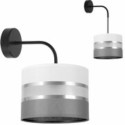 Stylowy kinkiet Dada 1 abażur walec na kablu 1708_06 ROMIR