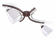 Lampa sufitowa Zuza 2 klosze piramidka 942p ROMIR