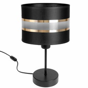 Stylowa lampa stołowa Dada 1 abażur walec 1709_03 ROMIR