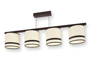 Lampa sufitowa plafon żyrandol 4 abażur E27 ROMIR ROMIR