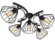 Lampa sufitowa druciana 5 Nela 2015 LOFT LED regulacja ROMIR