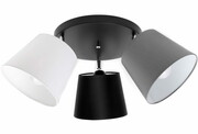 Lampa sufitowa Meba 3 abażury stożki z regulacją 1606 ROMIR