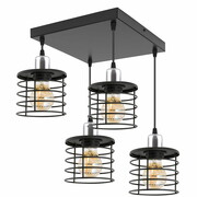 Stylowa lampa sufitowa 4 Maya 1904 LOFT LED ROMIR