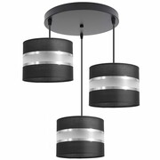 Lampa sufitowa Dada 3 abażury walce 1706 ROMIR