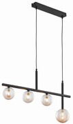 Lampa sufitowa, żyrandol czarny Neptun 4xG9 led, 1905JUP Jupiter