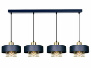 Lampa sufitowa 4 Maya 2255-GZ granatowa ze złotem, srebrem lub miedzią ROMIR