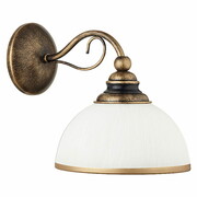 Kinkiet tradycyjny patynowany złotem Xsara 1xE27, 1178JUP Jupiter