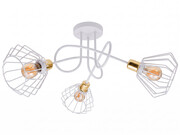 Lampa sufitowa stylowa czarna biała 3 Kali 1413 LOFT LED ROMIR