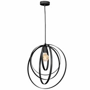 Lampa sufitowa na lince Ringo czarna 1412 Luminex