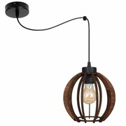 Żyrandol pająk 1 Rustica 8021-B abażur z drewna różne kolory ROMIR