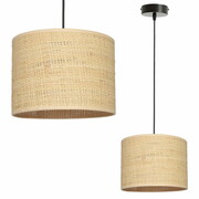 Żyrandol BALI 1 – lampa sufitowa z rattanowym abażurem 7421/2 ROMIR