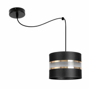 Stylowa lampa sufitowa Dada pająk 1 abażur walec 1711_02 ROMIR