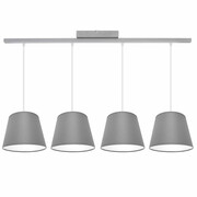 Stylowa lampa sufitowa Meba 4 abażury stożki na kablach 1615 różne kolory ROMIR