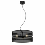 Lampa sufitowa na lince Glum czarna 3xE27, 3153 Luminex