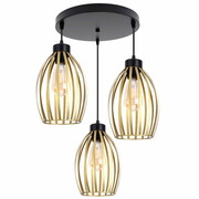 Lampa sufitowa loftowa z 3 abażurami Cosmo 2236 ROMIR