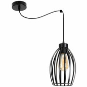 Lampa wisząca sufitowa żyrandol pająk Cosmo 2241_02 czarny ROMIR
