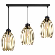 Lampa sufitowa loftowa z 3 abażurami Cosmo 2233 ROMIR