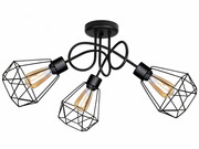 Lampa sufitowa stylowa czarna 3 Balo 2303 LOFT ROMIR