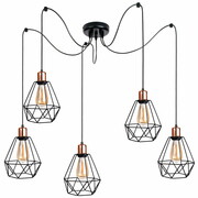 Lampa wisząca sufitowa żyrandol pająk 5 Balo 2270 ROMIR