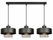 Lampa sufitowa loftowa 3 Maya 2253/2 czarna, biała ROMIR