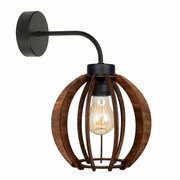 Kinkiet Rustica 8029-B abażur z drewna różne kolory ROMIR